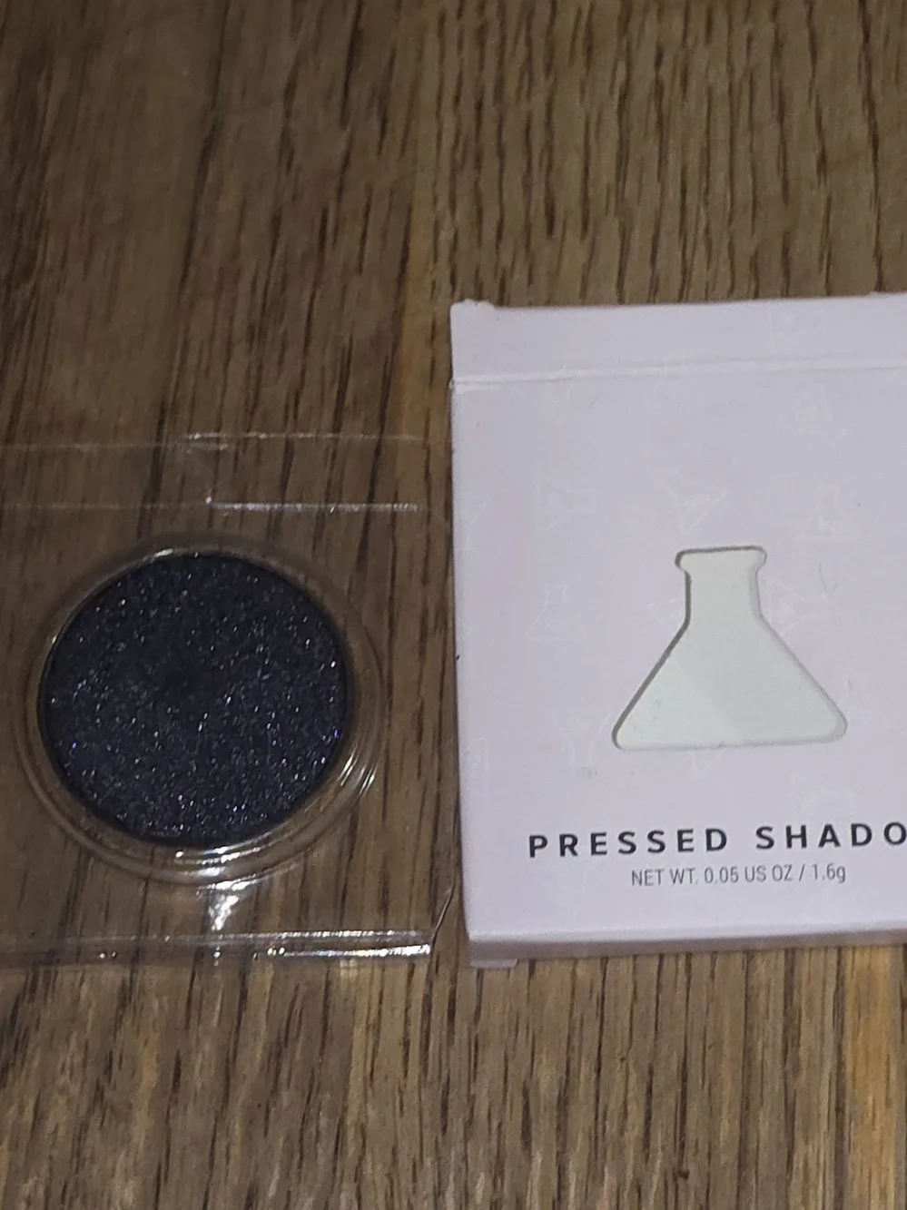 Pressed Eyeshadow Single - Midnight (Black With Purple Glitter Flecks) 0.05oz